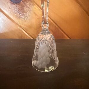 Elegant Clear Crystal Bell